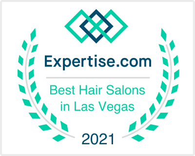 Expertise.com badge for Best Hair Salons in Las Vegas 2021.