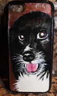 Custom pet portrain phone cases for Dad!   Put in your order early in time for Father's Day!