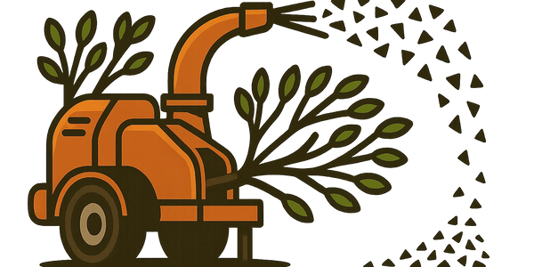 wood chipping and mulching onsite