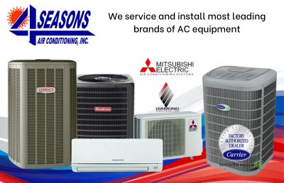 Four Seasons Air service and install most leading brands of AC equipment in SW Florida