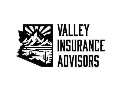 Valley Insurance Advisors logo with mountainous landscape.