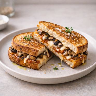 Truffle Mushroom Toastie