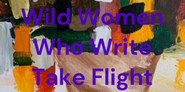 Wild Women Who Write Take Flight logo for podcast page