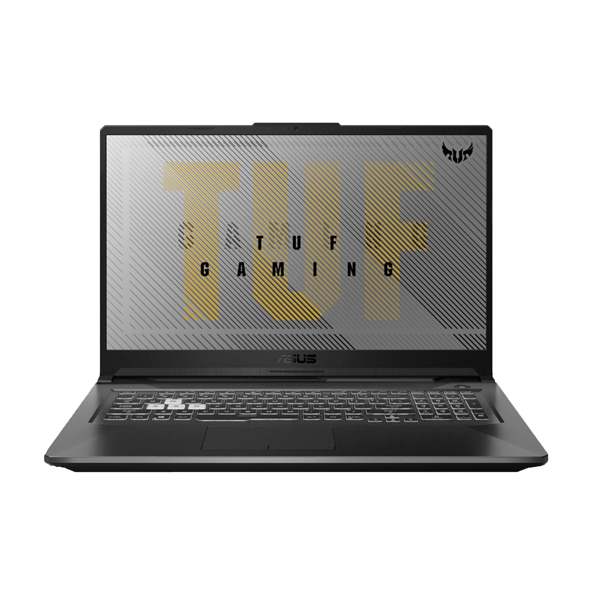 ASUS TUF A17 VR Ready Laptop with TUF logo on the screen