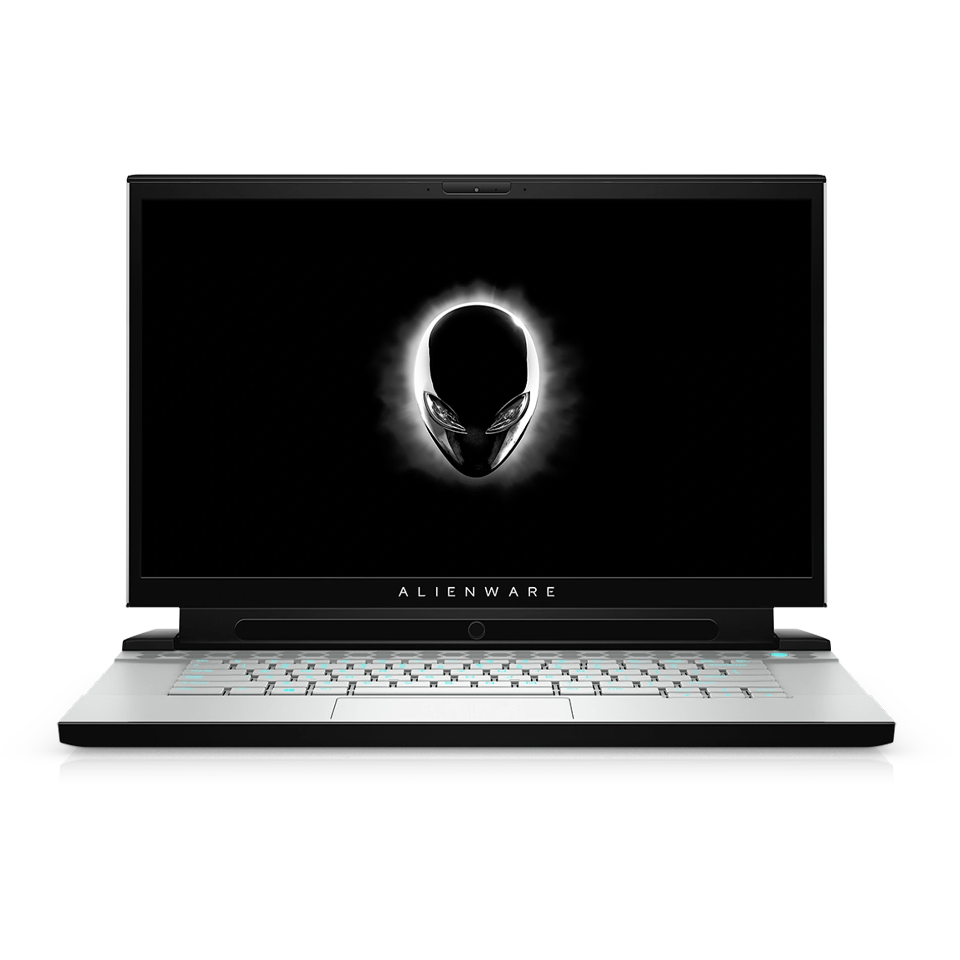 Alienware m15 VR Ready Laptop with alien logo on the screen