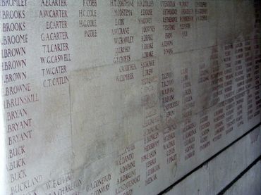 Please note that the names are disappearing with water damage