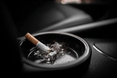 Professional cigarette smoke odor removal for a car in Braselton, GA