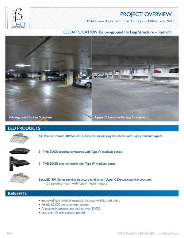 Case study researched and written for Ruud Lighting, Inc.