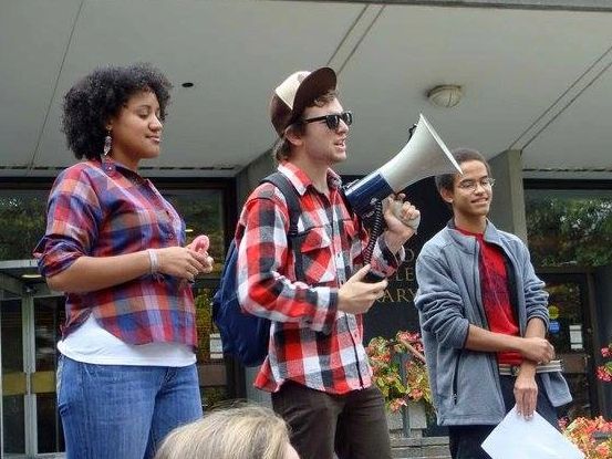 Brown Library Rally, 2010.