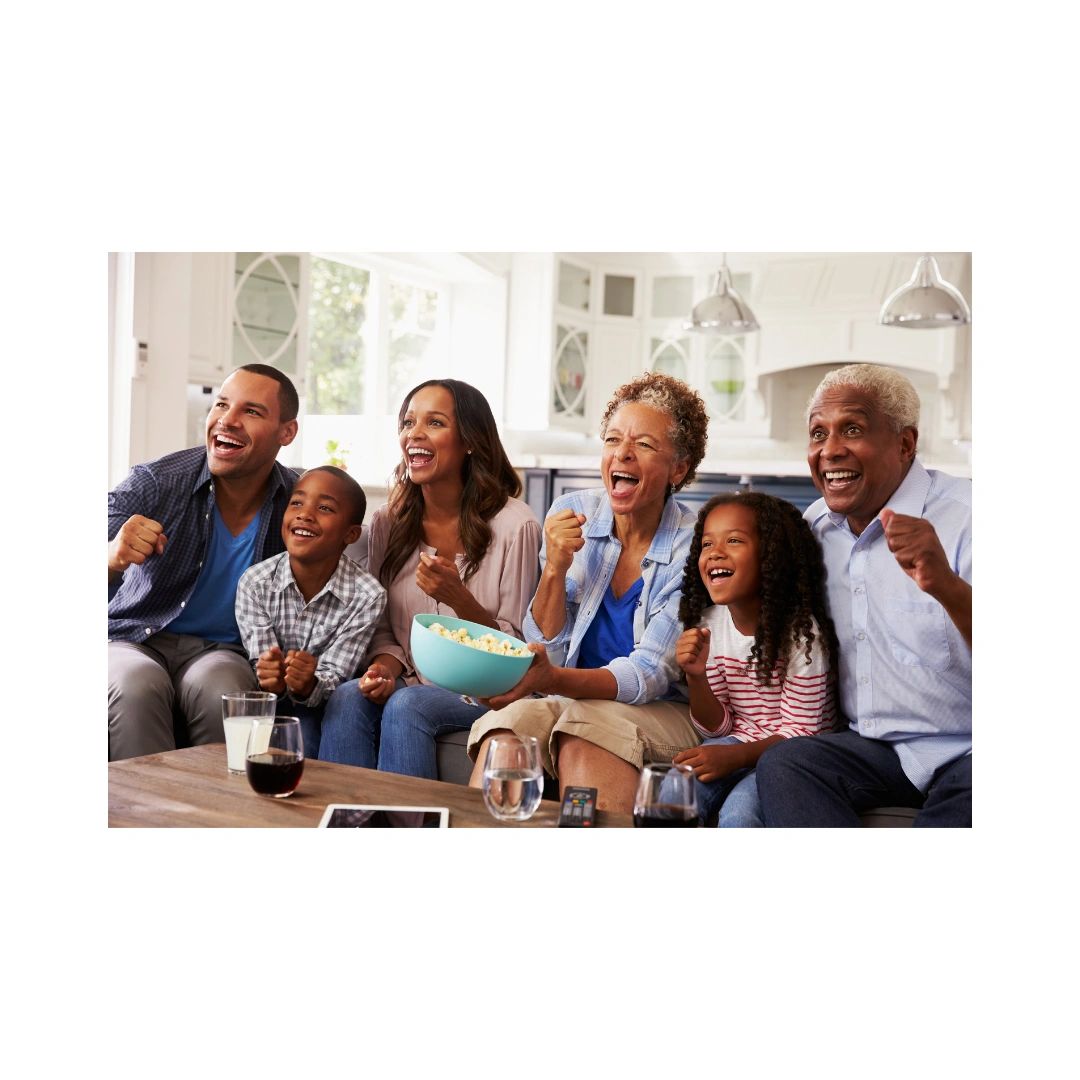 Happy family enjoying financial security with family health insurance coverage.