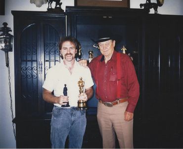 With Ben Johnson, his Oscar and BAFTA