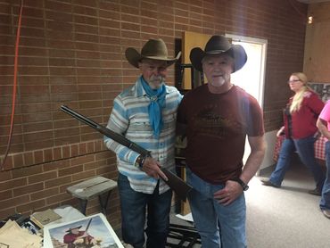 With Buck Taylor from Gunsmoke and many westerns at Western Legends Round-Up in Kanab, UT
