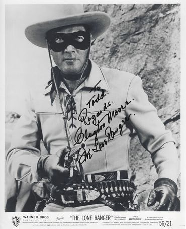 Clayton Moore from The Lone Ranger