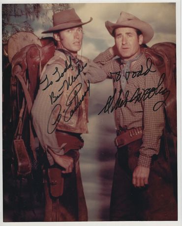 Clint Eastwood and Sheb Wooley from Rawhide