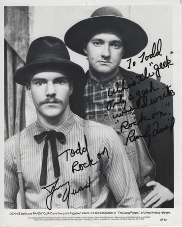 Dennis and Randy Quaid in The Long Riders