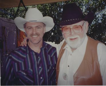 With Harry Carey Jr at the Festival of the West