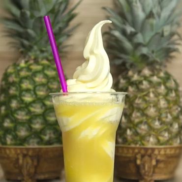 Tipsy Swirl Sunkist Pineapple Soft Serve w/ alcohol