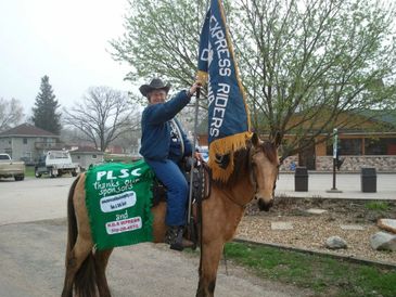 1. We participate in the annual Pony
Express Fundraiser for Camp Sunnyside
(Easter Seals) The camp