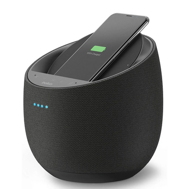 bluetooth speaker alexa enabled smart wireless phone charger gift tech amazon google clock alarm