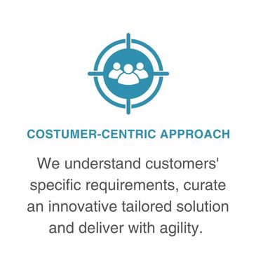 Text image of ANRF's customer-centric approach, innovative solutions, and agile delivery methods.