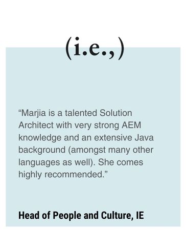 IE Digital Consultant from Australia providing a testimonial for ANRF.