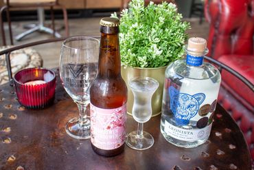 The Karoo Kopstoot: A shot of Leonista in a 'Tulpen' tasting glass with (your favourite) beer back…