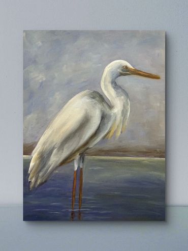 Egret
oil on canvas
by Keri Lemmerman