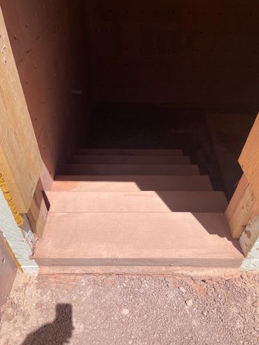 Ballew Concrete Concrete Greenhouse Stair Construction in Santa Fe, NM
