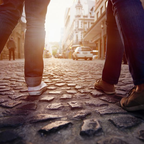 a couple going on a tour.