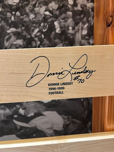 Donnie Lindsey Name Plate
