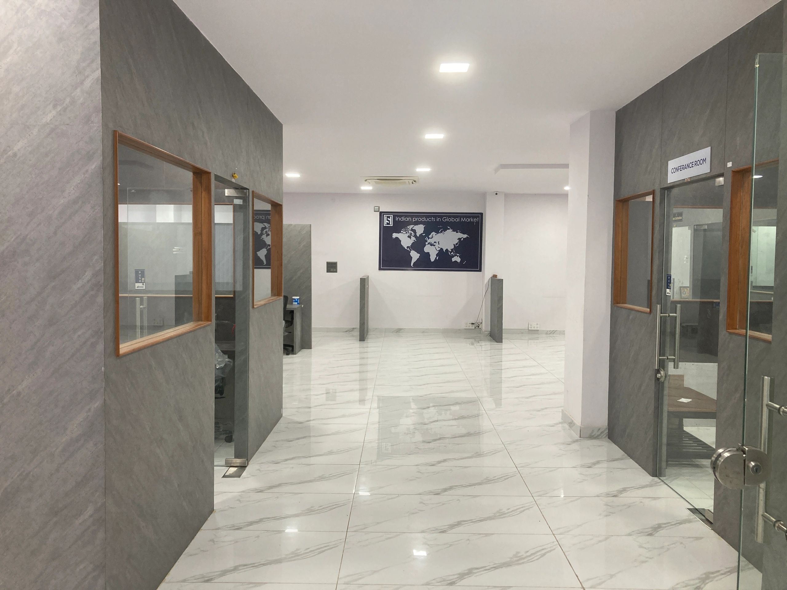 Interior view of Smart Cubicles co-working Space in Mysuru