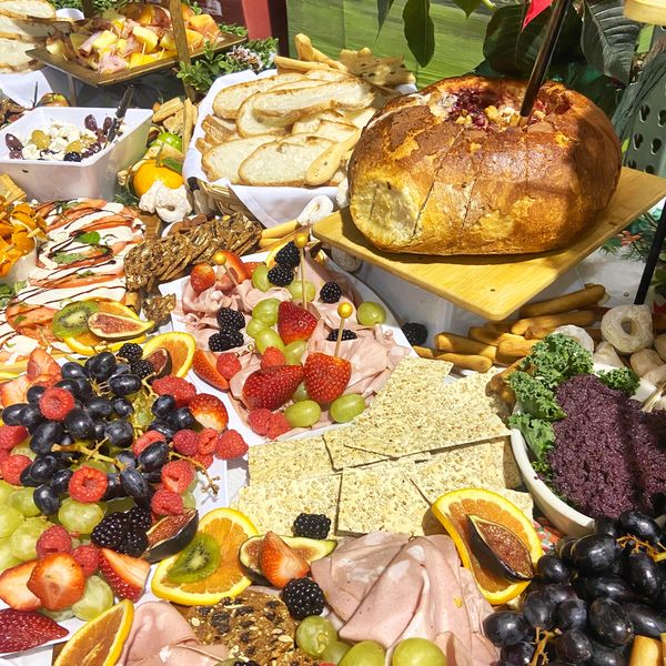 grazing table for chritmas party catering event