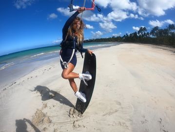 Kite freestyle / Wakestyle, rider Sanchezonboard