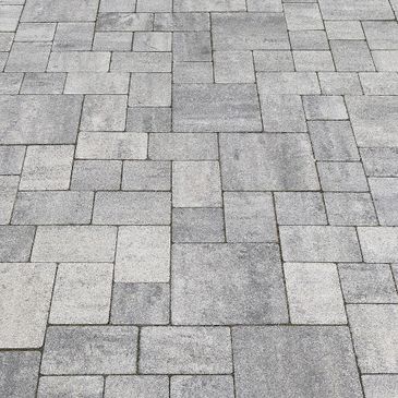 Grey pavers