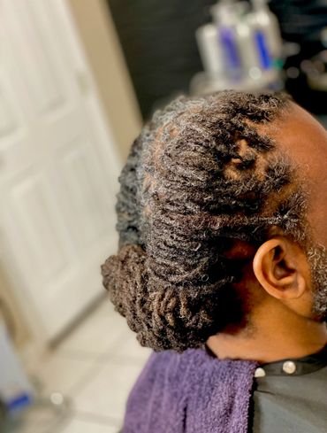 Men Loc styles
Man Loc Bun
Loc Maintenance
Loc Salon
Loc retwist
Best loc salon in Atlanta