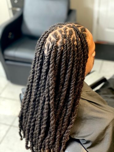 2 strand twists locs
Rope twists
Loc styles
Loc Retwist
Loc Salon
Best loc salon in Atlanta