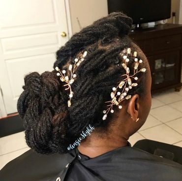 Wedding loc styles
Loc Maintenance
Loc salon
Loc retwist
Best loc salon in Atlanta