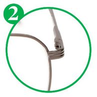 Eyeglass eyelet hinge repair