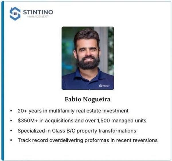Fabio Nogueira profile for Stintino Management