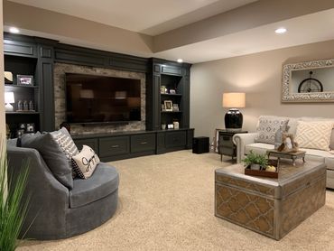 Residential Basement Redesign by Steis Design