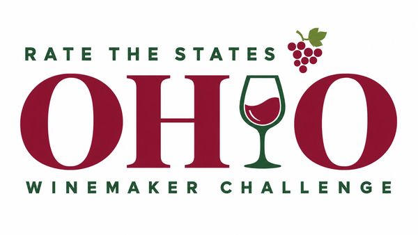 Ohio Winemaker Challenge logo with grape and wine glass.