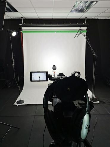 Recording audio visual productions in studio 1