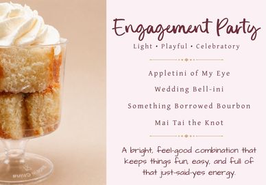 Metro Atlanta Engagement Party dessert cake cup flavors, woodstock, roswell, marietta, milton