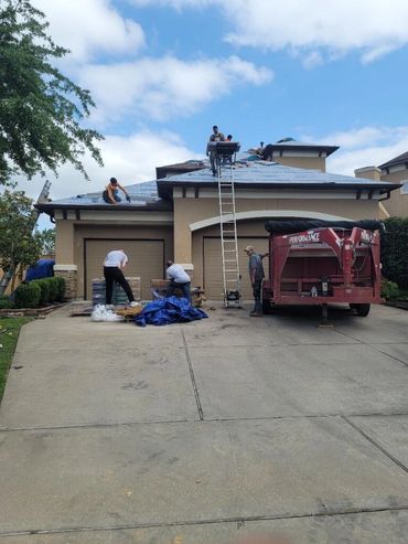 Alliance Roofing and Construction at work