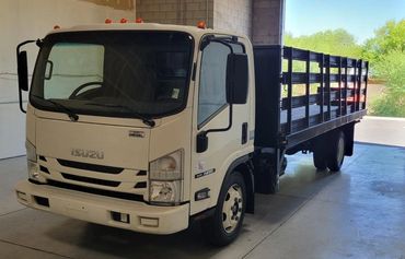 Sunset Garage Door's latest acquisition. Meet our flatbed "Jeff"