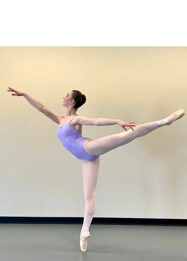 Ms. Ava in 1st Arabesque