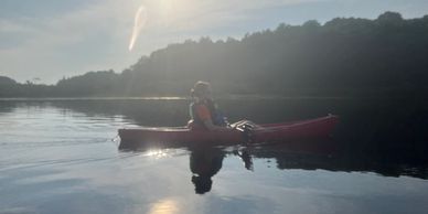Person in canoe