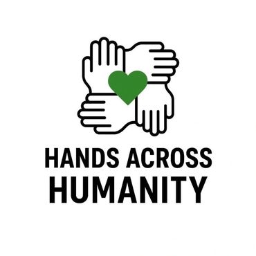 Logo with Hands across humanity