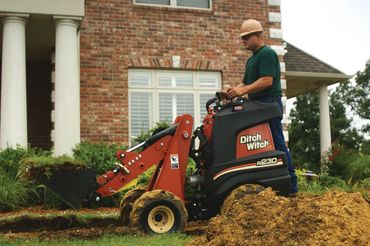 Ditch Witch Zahn R300 tool carrier treads lightly while working hard