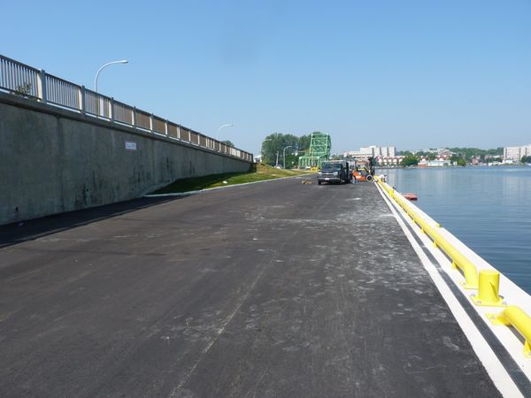 Kingston Ontario LaSalle Causeway Wharf Repairs